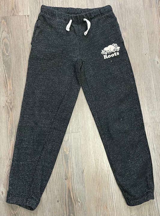 Black  Roots Sweatpants, 8Y