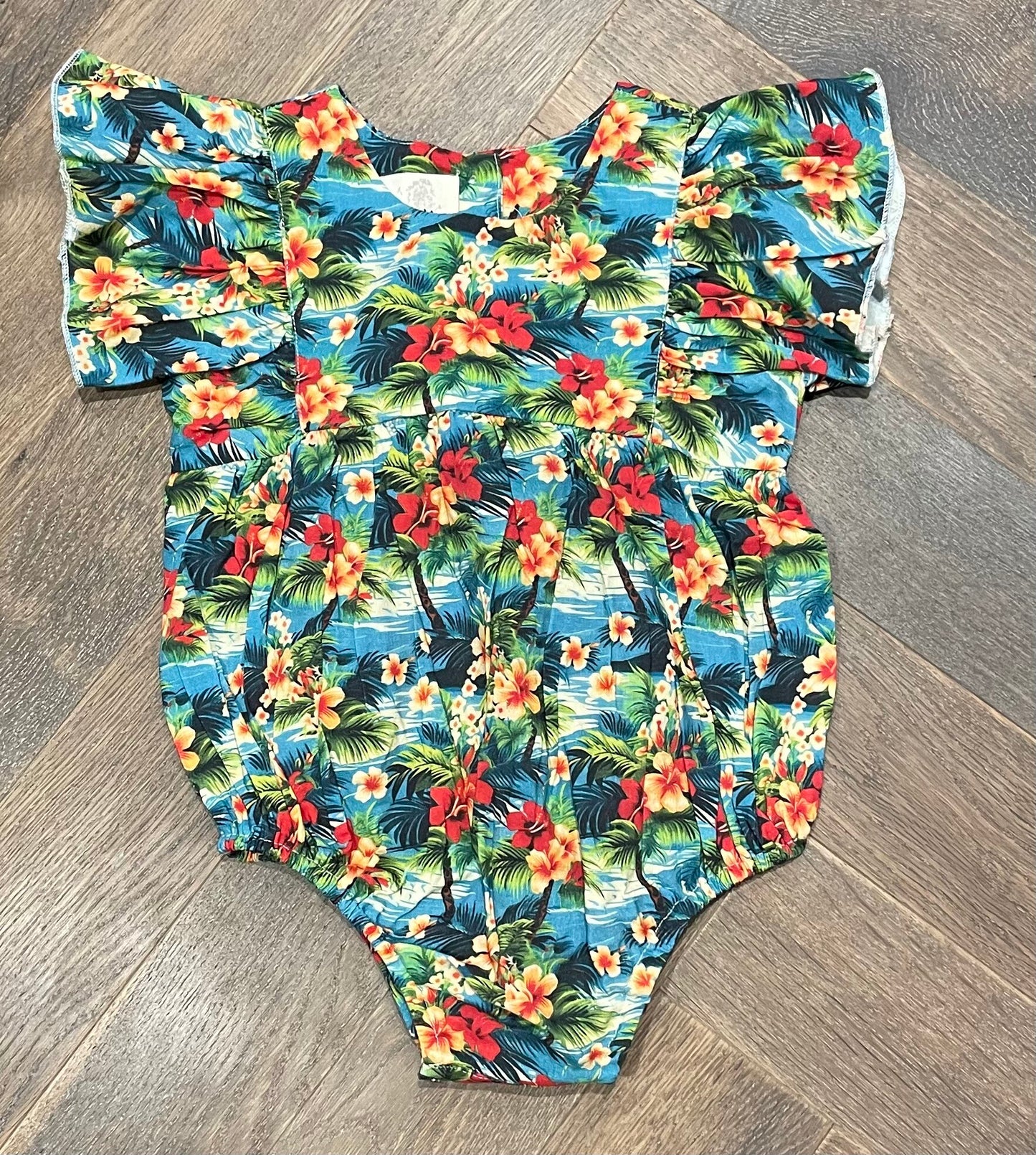 Floral  Vignette Miranda Bubble, 9-12M