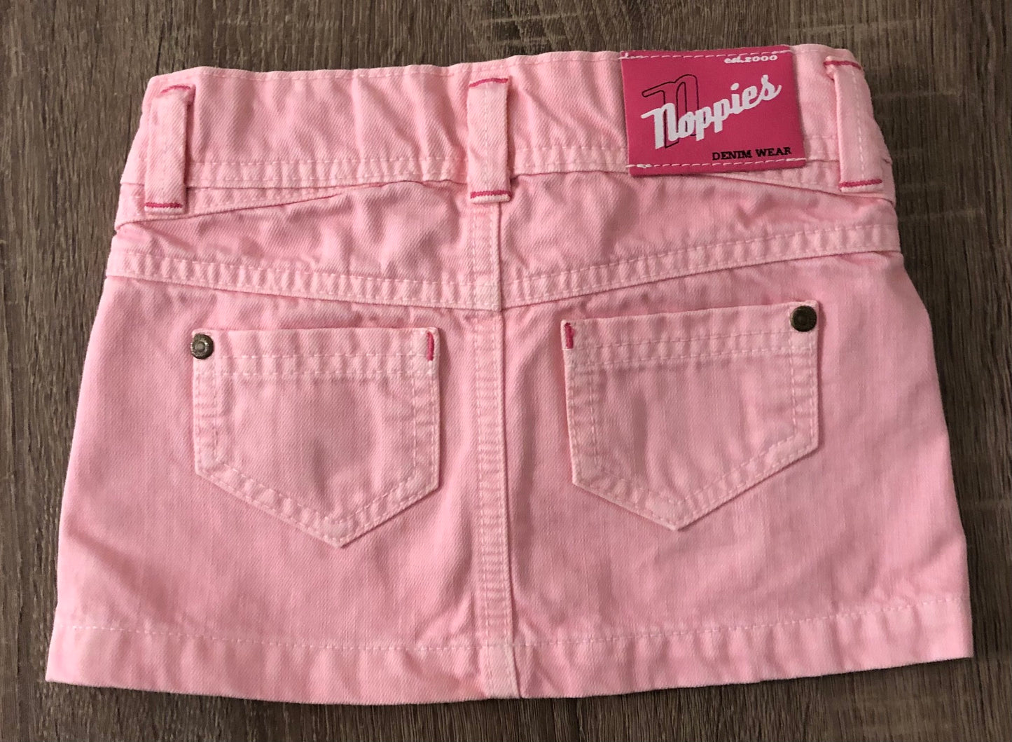 Pink  Noppies Jeans Skirt, 2-3Y