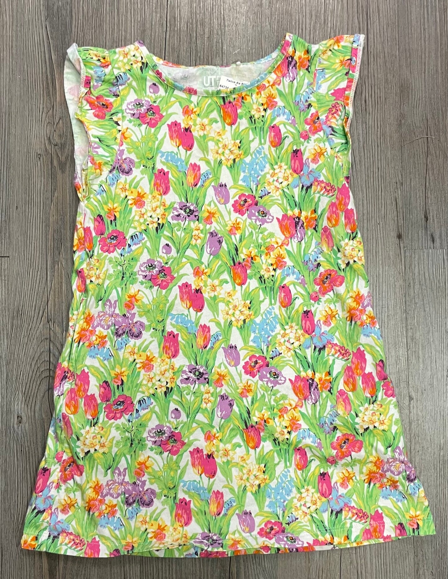 Floral  Uniqlo Dress, 5-6Y