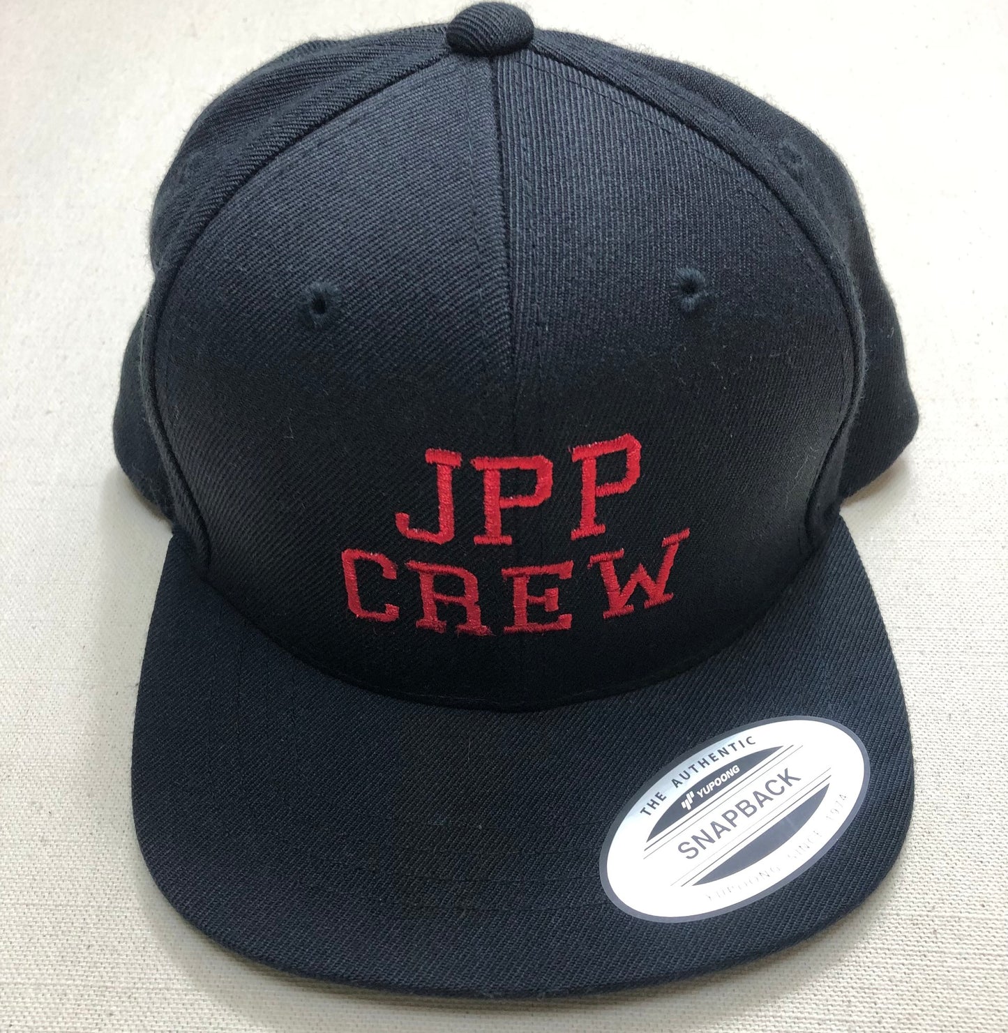 Black  JPP Crew Baseball Cap, Youth