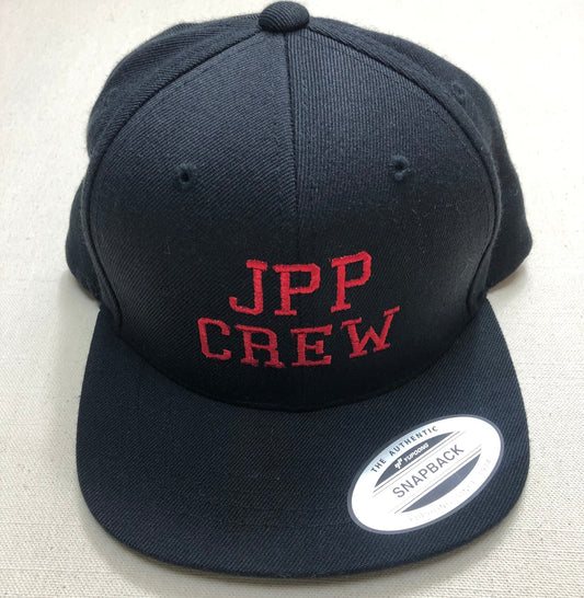 Black  JPP Crew Baseball Cap, Youth