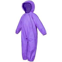 Purple  Splashy Rain Suit, 8Y