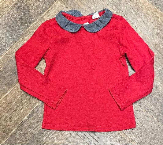 Red  Gap LS  Tee, 4Y