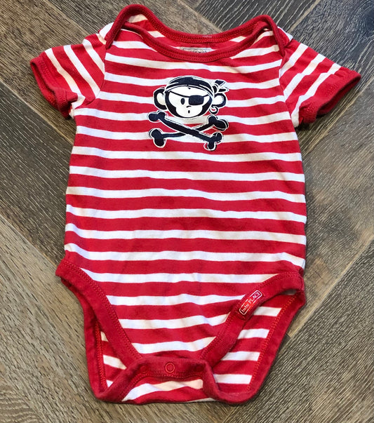 Red  Childrens Place Onesie, 3-6M