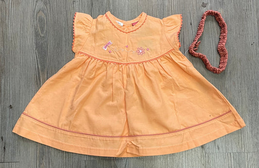 Orange  Ragscal Dress Set, 3M