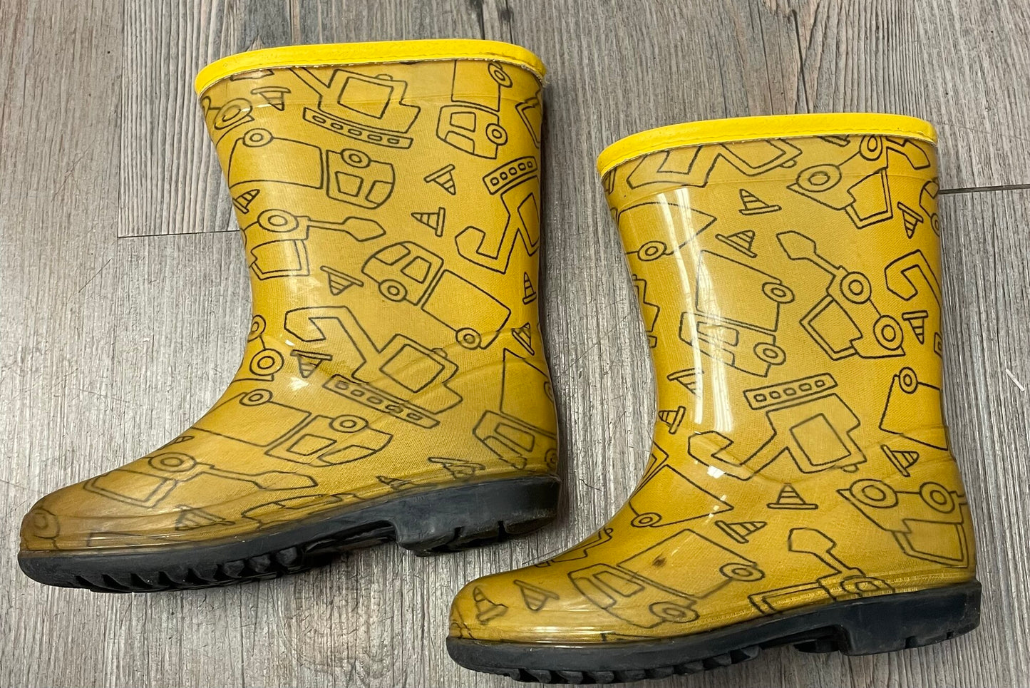 Yellow  Carters Rain Boots, 8T