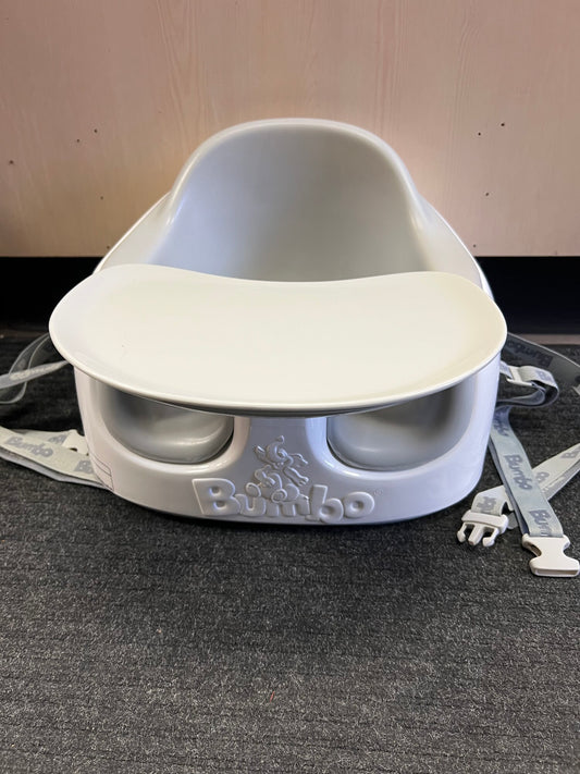 White  Bumbo 3in1Booster Seat, None