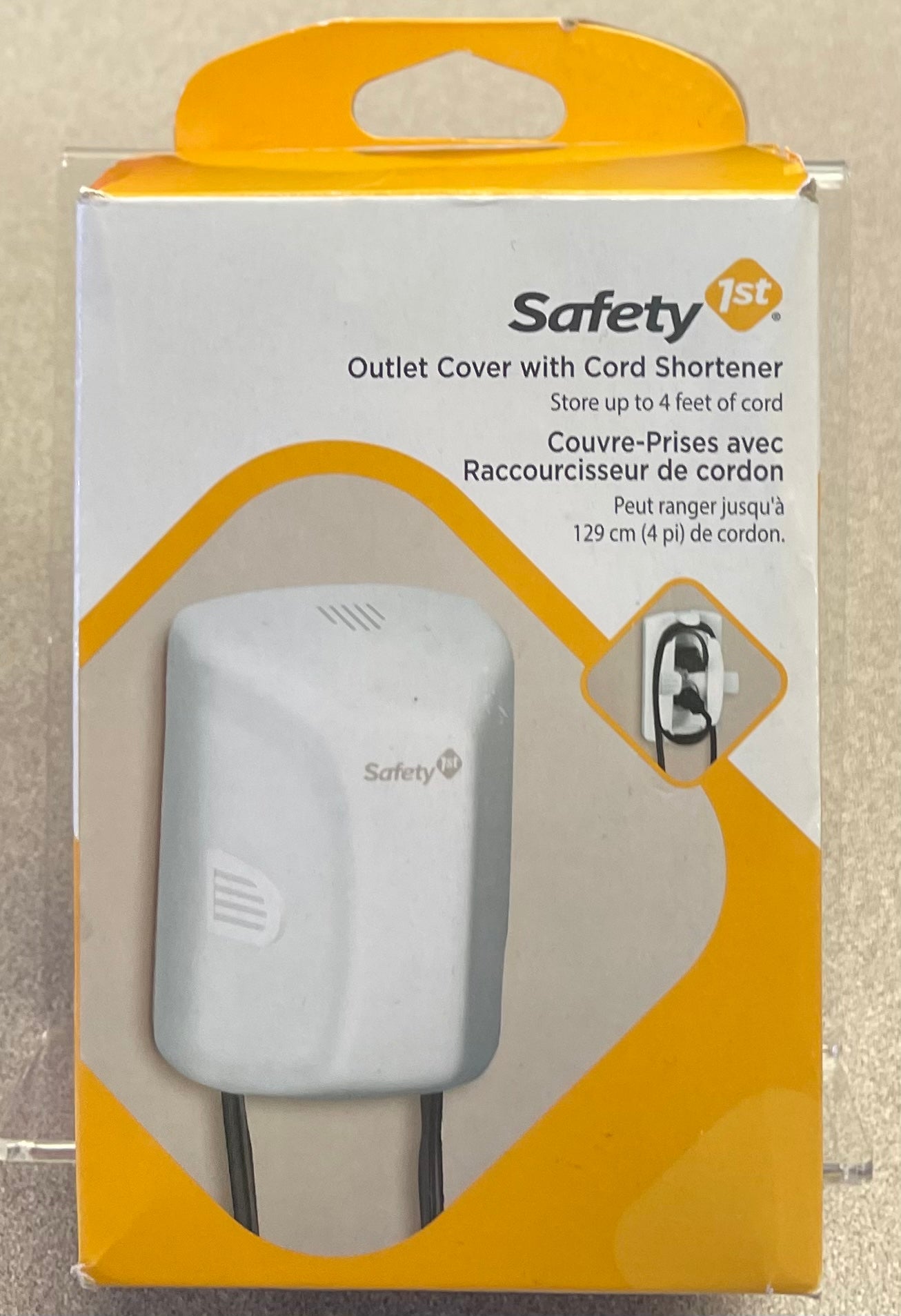 White  Safety First Outlet Cover, NEW