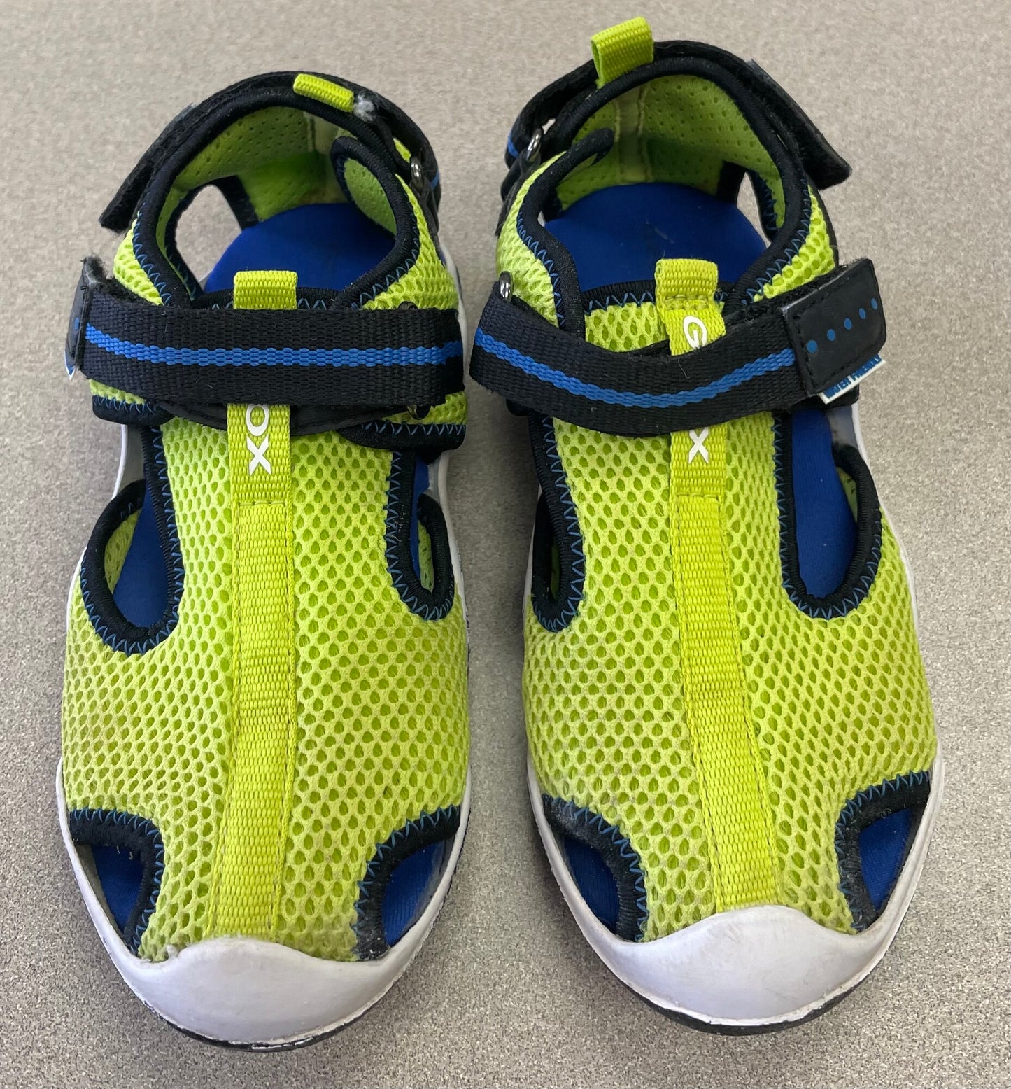 Lime  Geox Mesh Water Sandals, 11Y