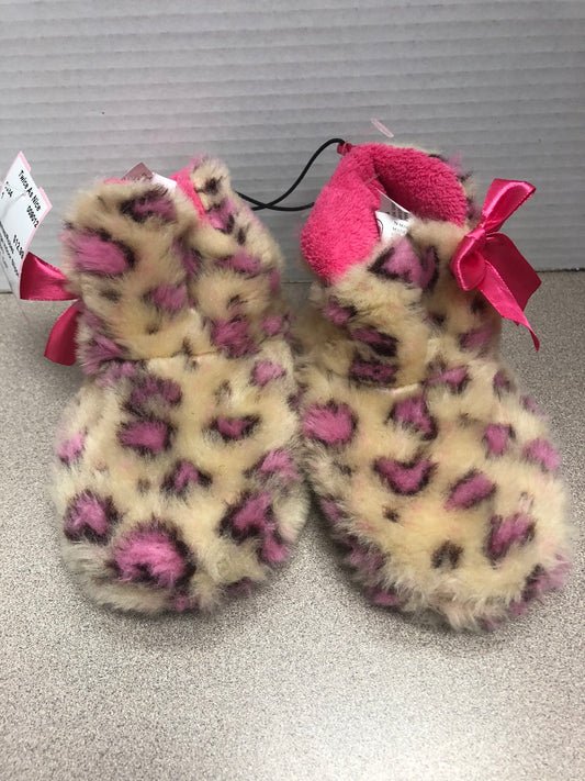 Pink/bro  George Indoor Slippers, 5-6T