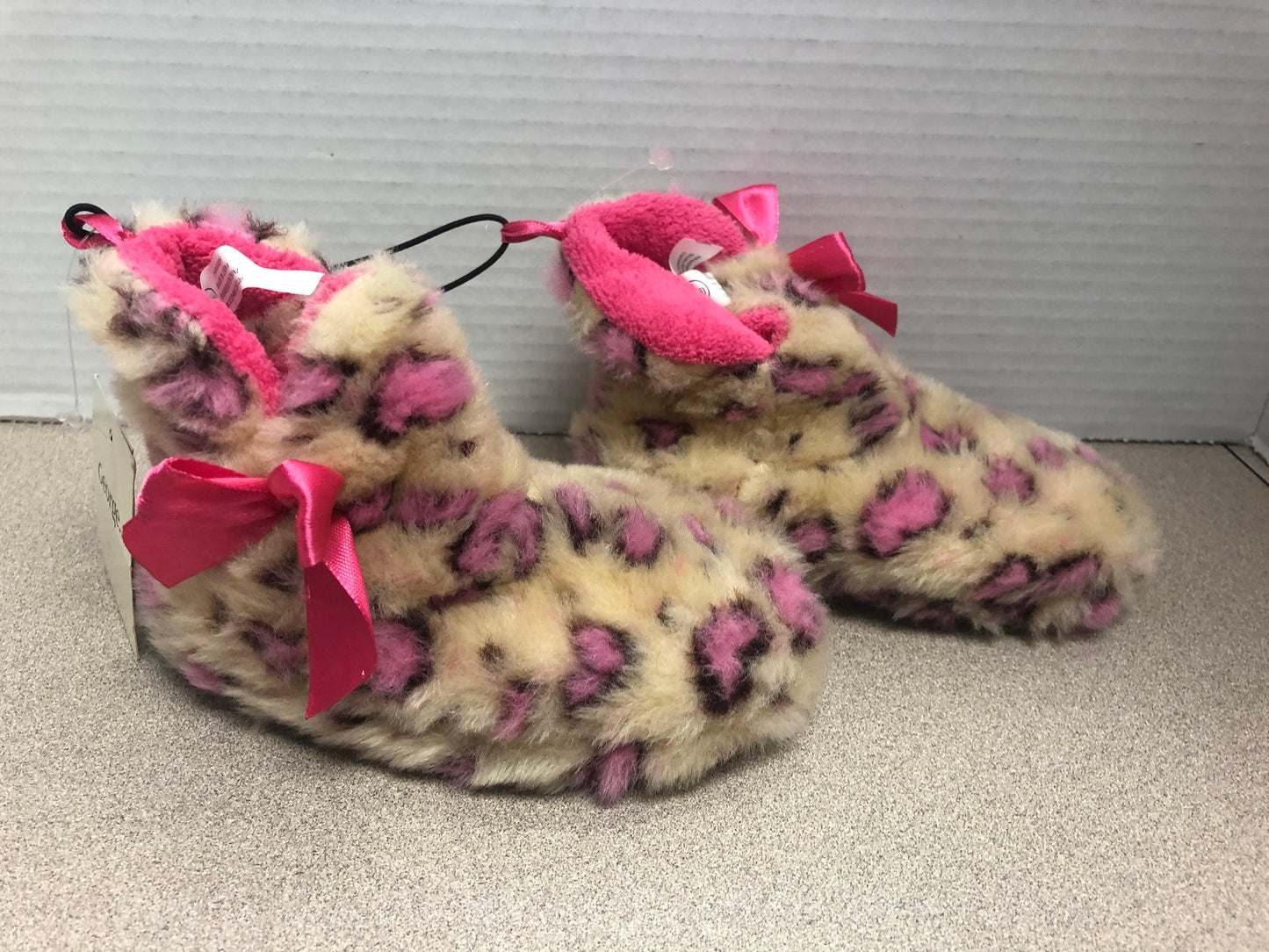 Pink/bro  George Indoor Slippers, 5-6T