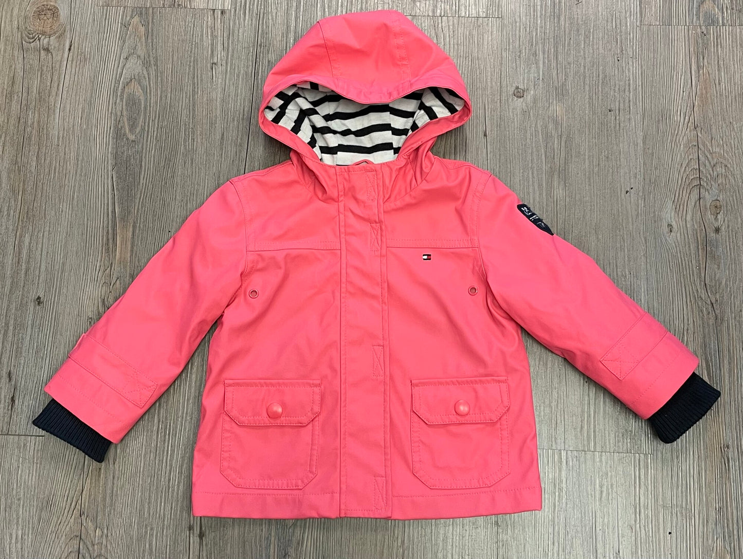 Coral  Tommy Hilfiger Lined Rain, 18M