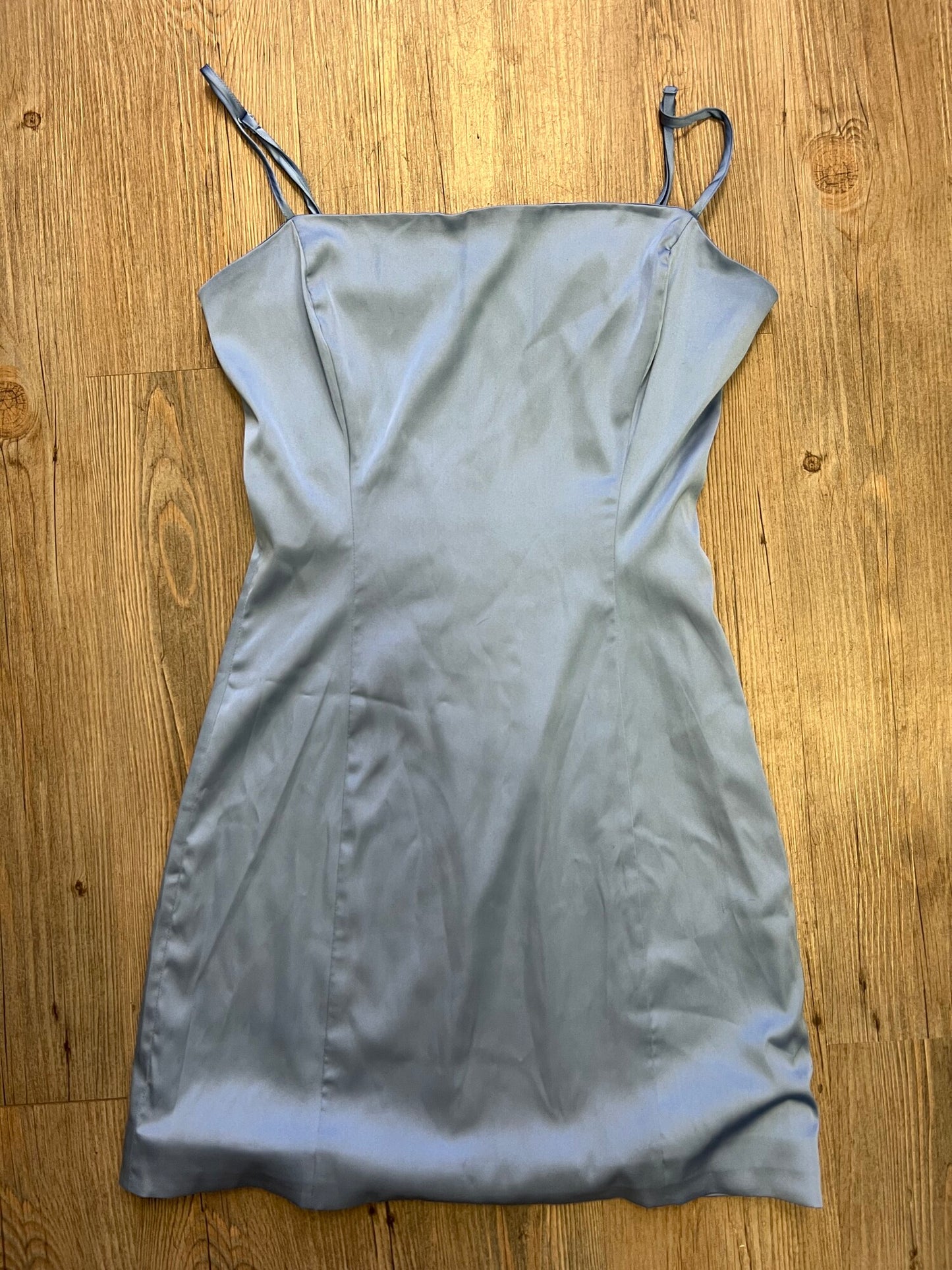 Blue  Sunday Best Satin Dress, 14Y