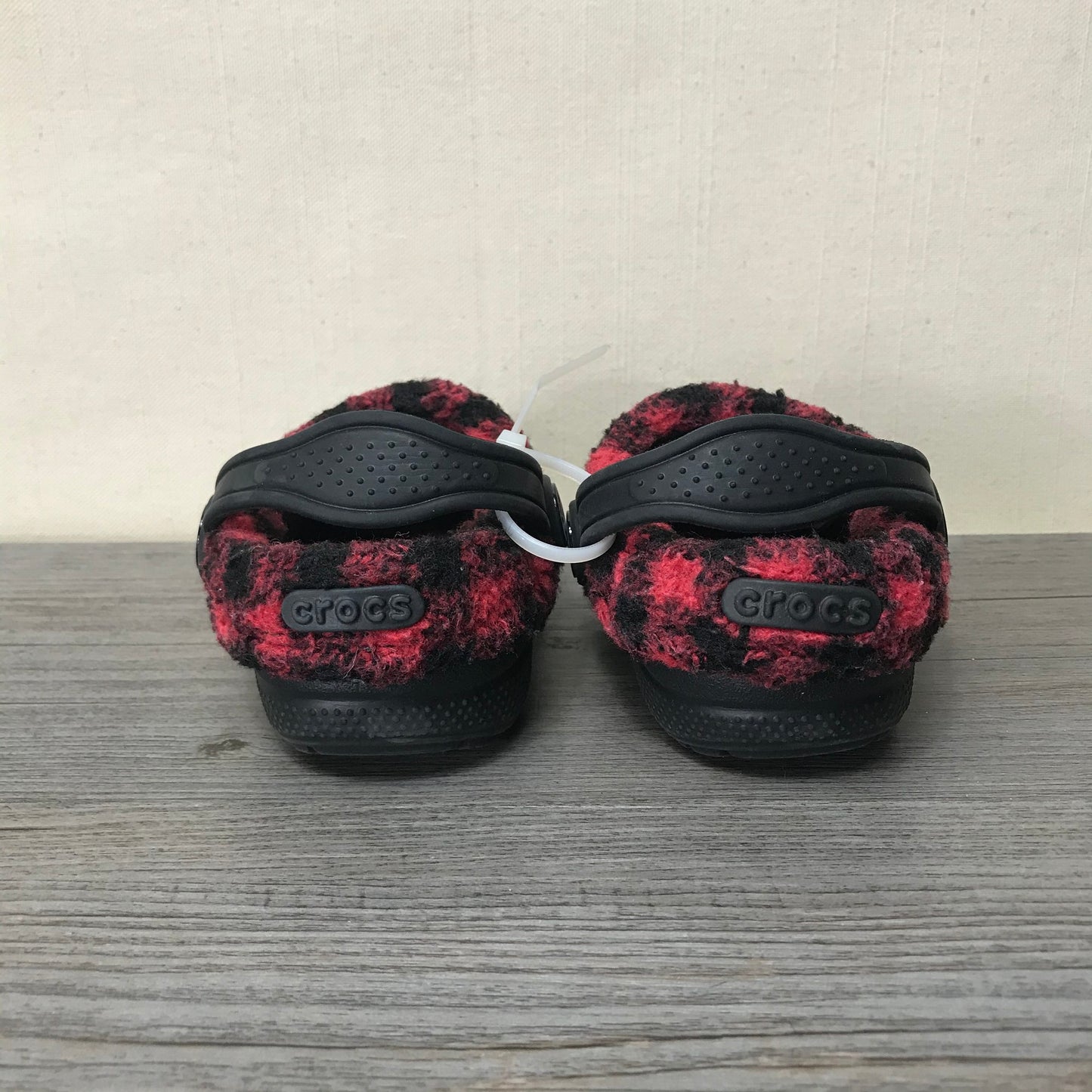 Black  Crocs With Liner, 6-7T