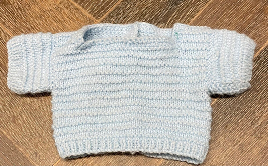 Blue  Knit Doll Sweater, 18 Inch