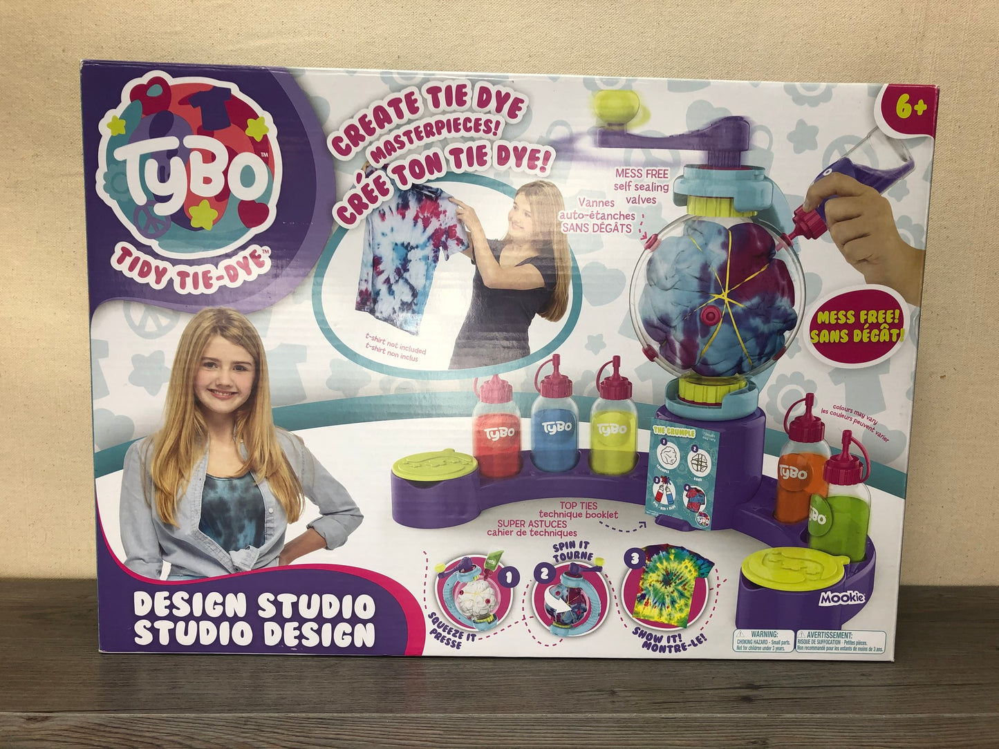 Multi  Tybo Tidy Tie Dye, 6+
