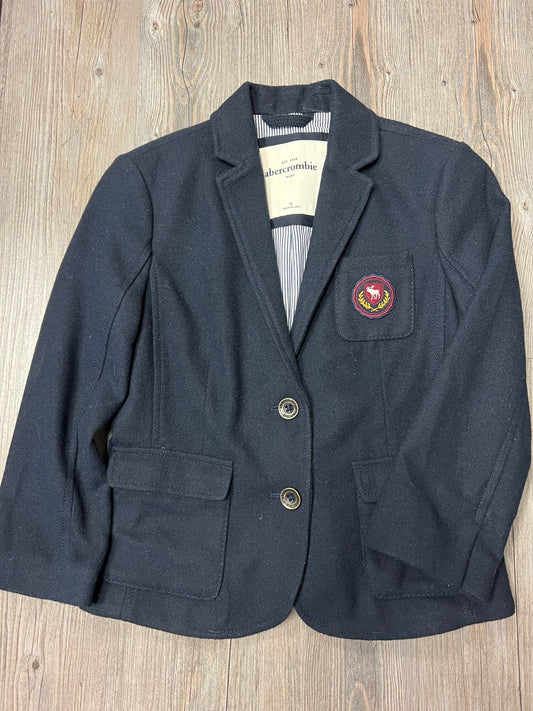 Navy  Abercrombie Wool Blazer, 7-8Y