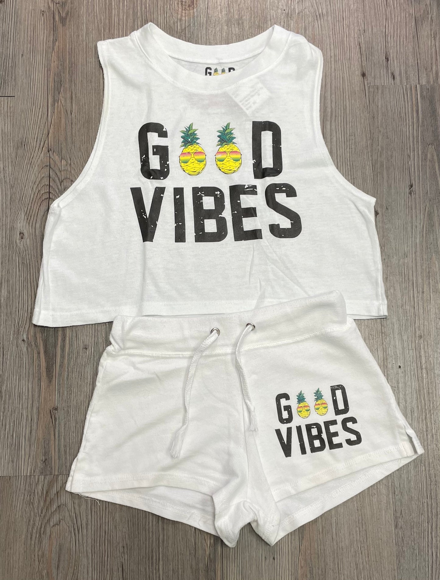 White  So Nikki Shorts & Tank, 8Y