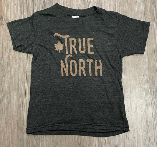 Charcoal  True North Tee, 6Y