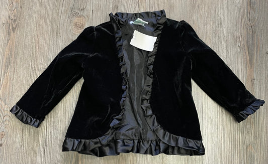 Black  Circo Velvet Cardigan, 18M