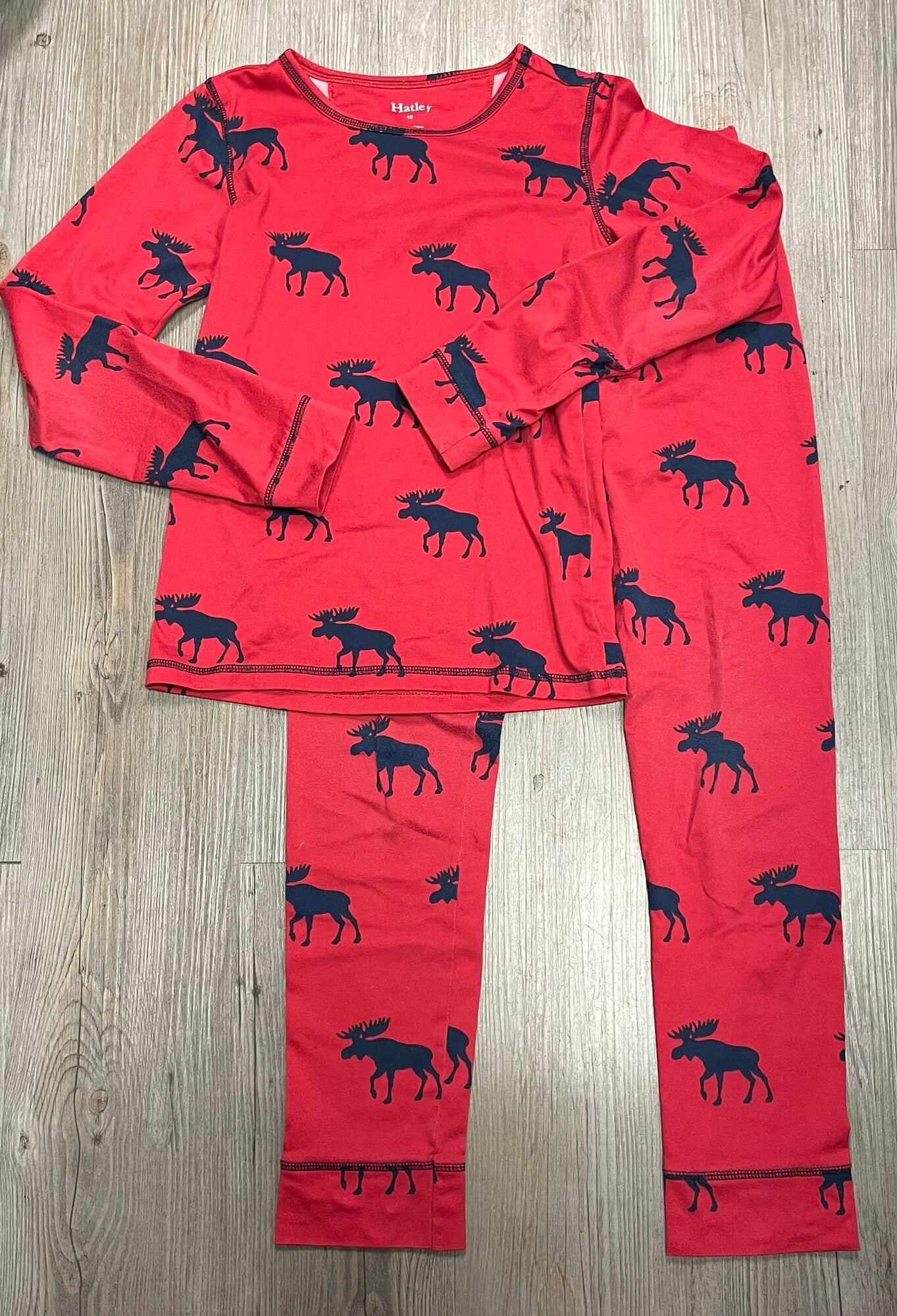 Red  Hatley Pj Set, 10Y