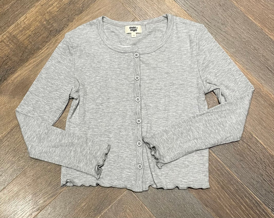 Grey  Ever After Button Down  L, 10Y