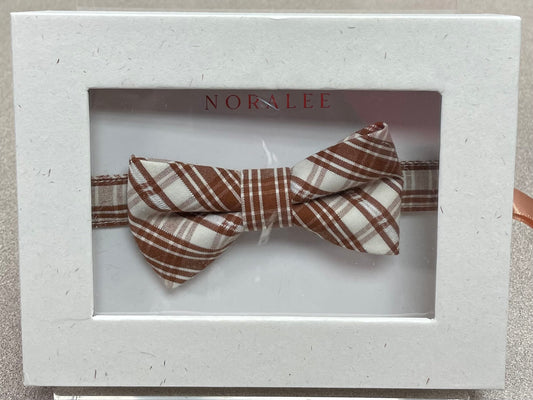 Brown  Noralee Bow Tie, 1-4Y