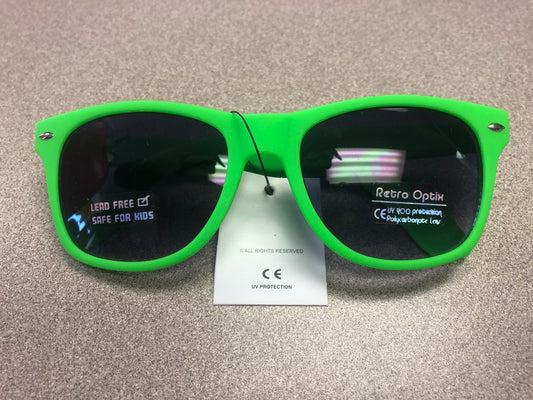 Lime  Matte Sunglasses - NEW, 3-7 Years