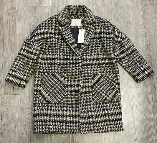 Brown/bl  Rylee+cru Longline Coat, 4-5Y
