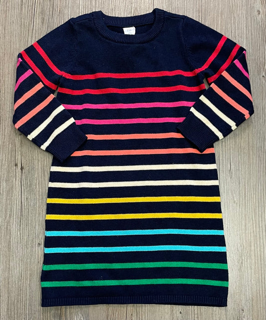 Multi  Gap Knit Dress LS, 4Y