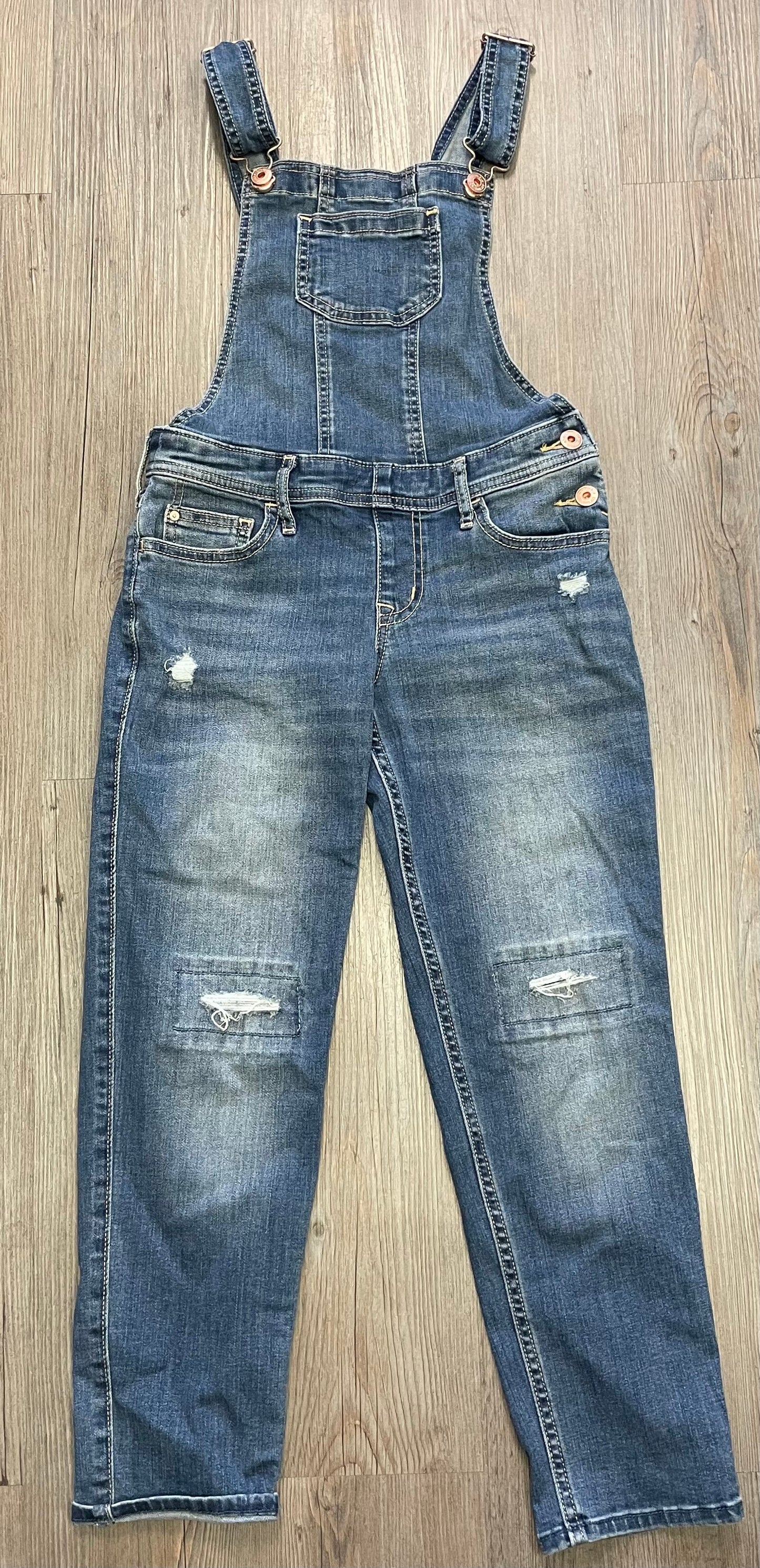 Blue  Abercrombie Overalls, 9-10Y