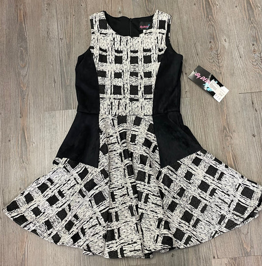 Blk/whit  By Debra Print Dress, 16Y+
