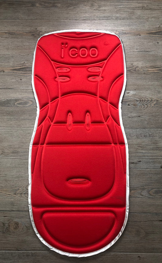 Red  Icoo Stroller Seat Pad/ne, Stroller