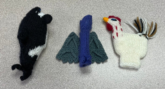 Multi  Finger Puppet, 3pc