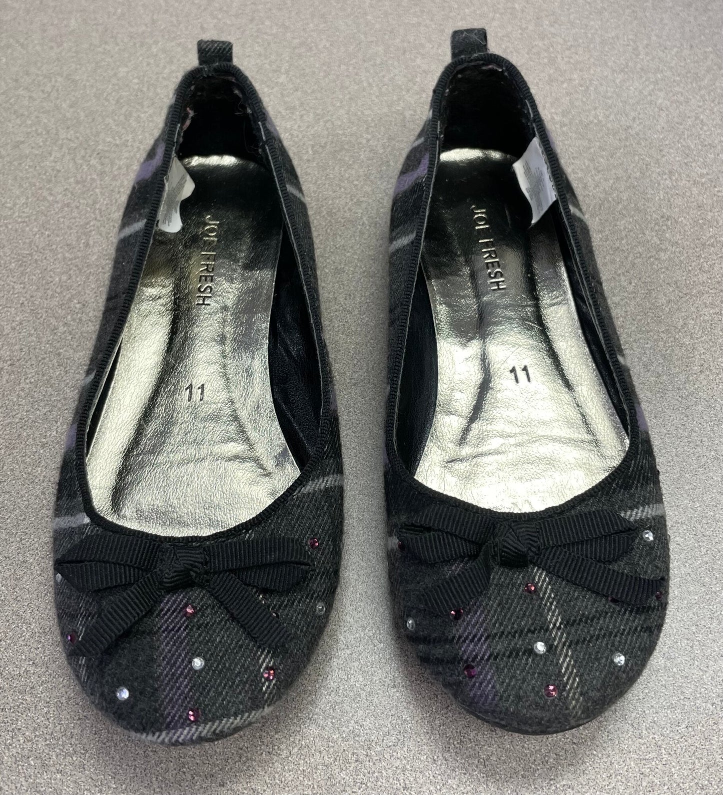 Multi  Joe Fresh Slip On Shoes, 11Y