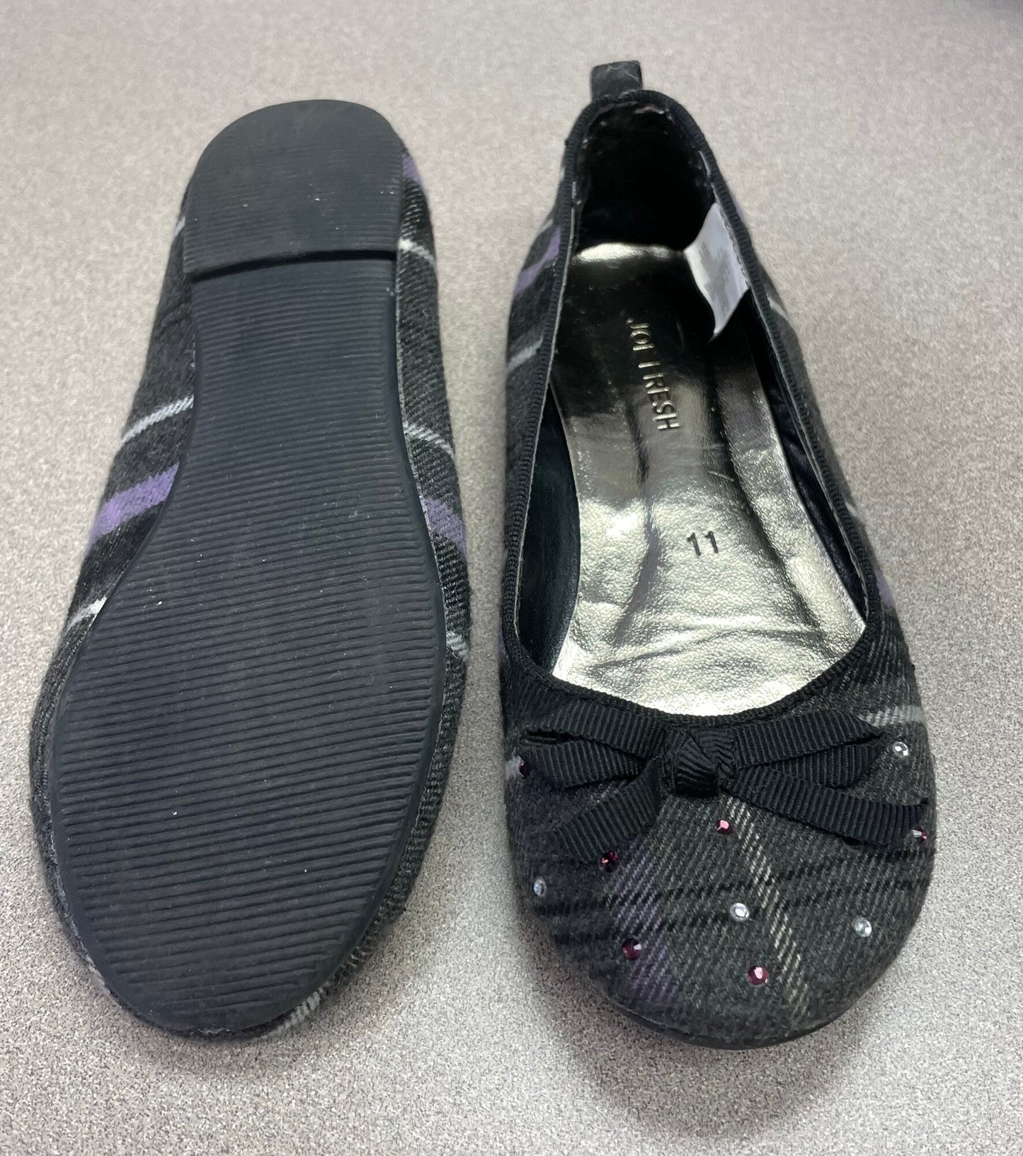 Multi  Joe Fresh Slip On Shoes, 11Y