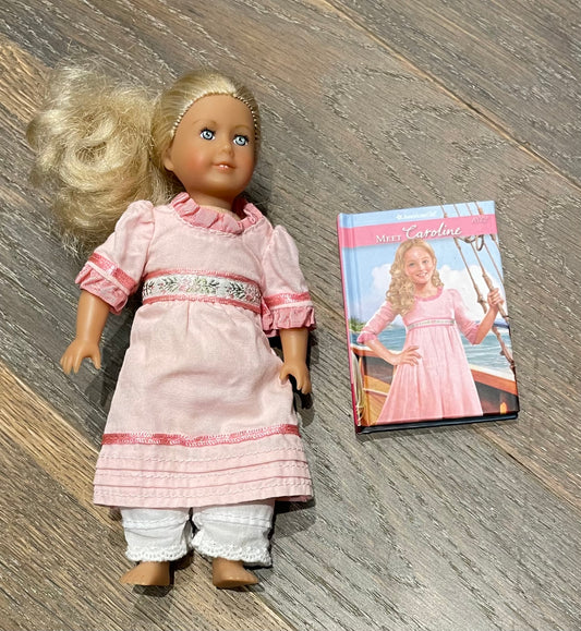 Pink  AG Doll Mini Caroline, Pre-owned
