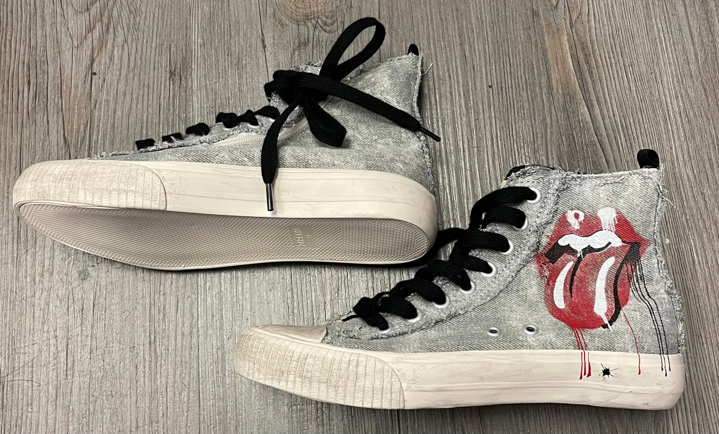 Grey  Zara Hightop Shoes, 3Y