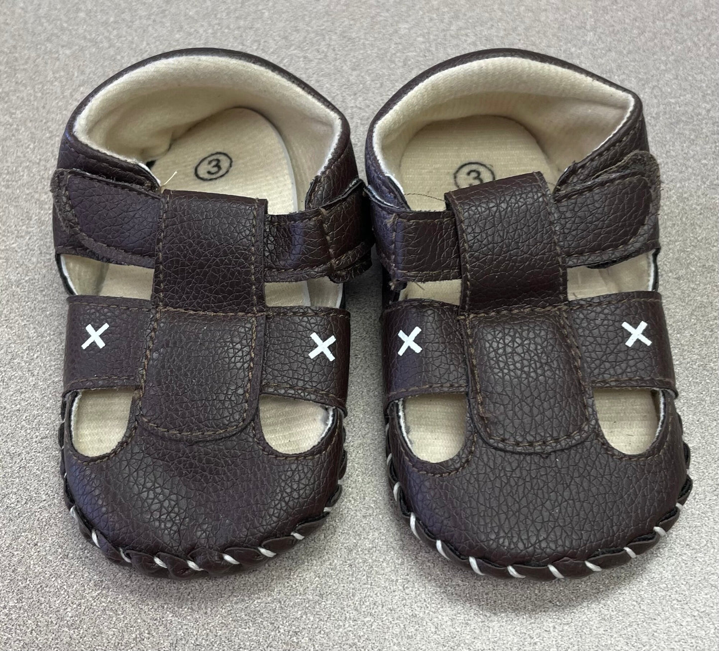 Brown  Brown Sandals, 12-18M