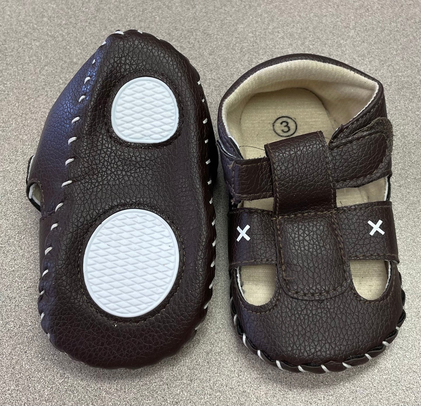 Brown  Brown Sandals, 12-18M