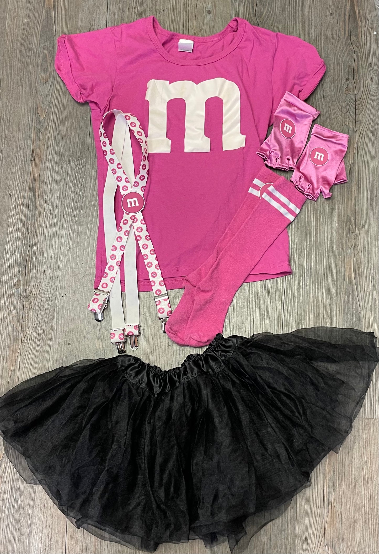 Pink  M&M Costume, 10-12Y