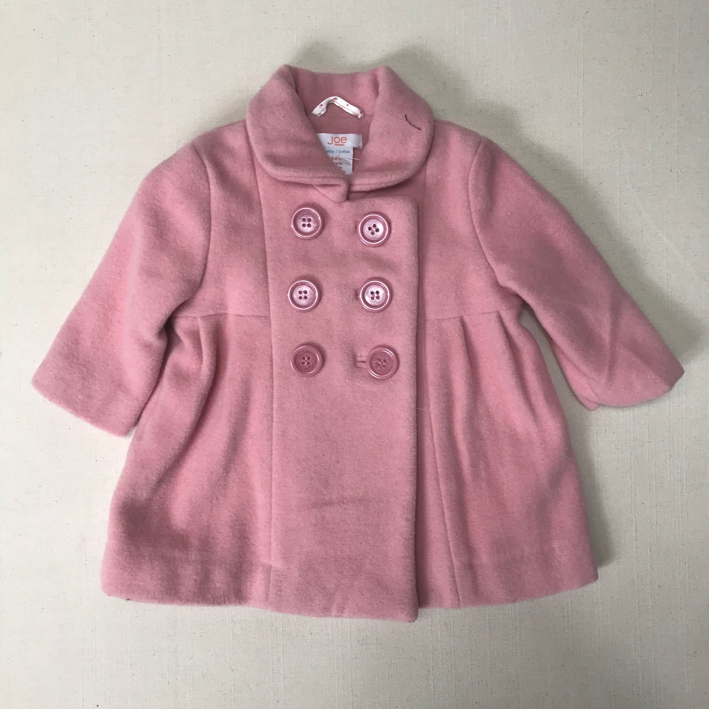 Pink  Joe Fresh Coat, 3-6M