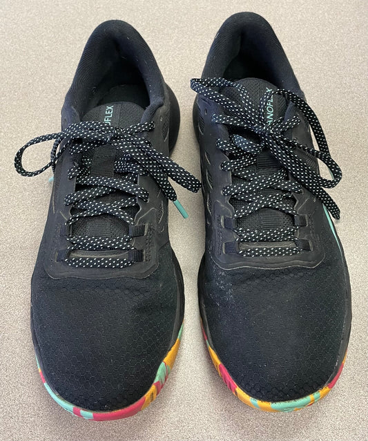 Black  Reebok Ortholite Shoes, 7Y