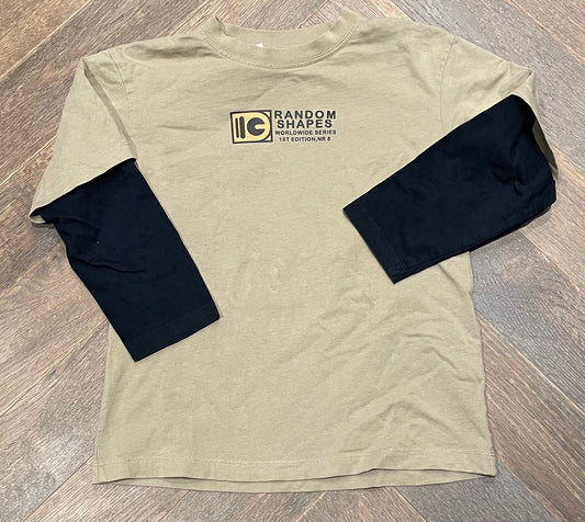 Olive  Zara Tee LS, 6-7Y