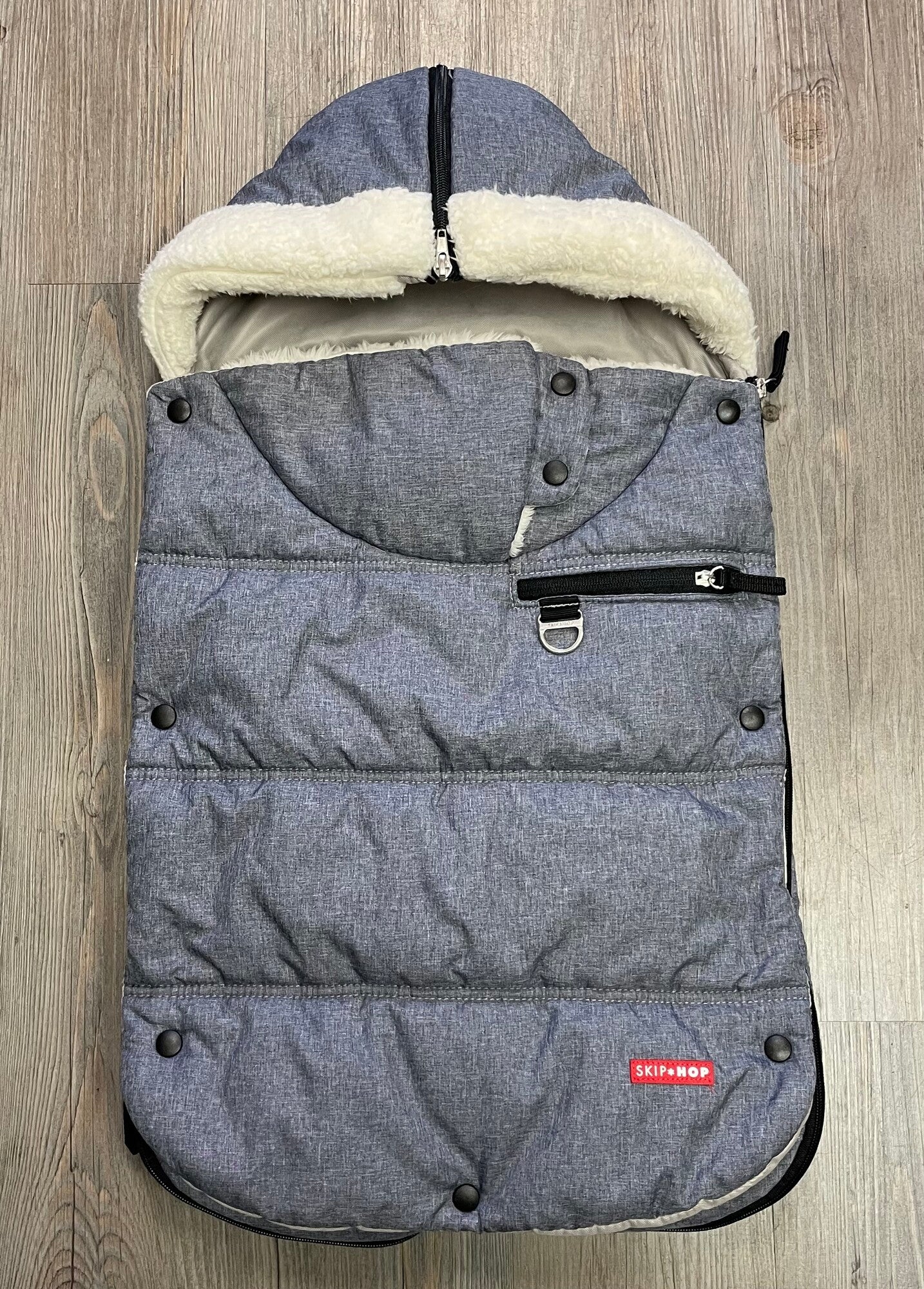 Grey  Skip Hop Stroller Footmuf, 0-12M
