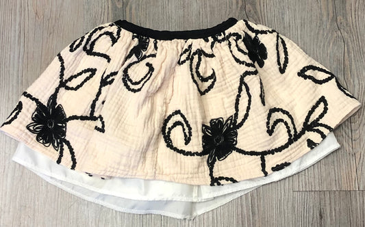 Beige/bl  The Jany Embroidered Skir, 2-3Y