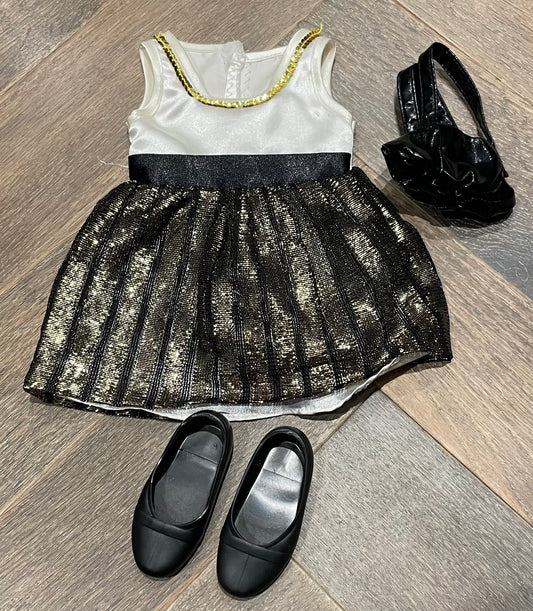 Gold  OG Doll Clothing Set, 18 Inch