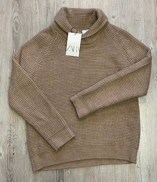 Brown  Zara Knit Sweater, 10Y