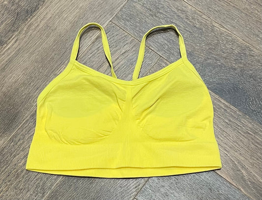 Yellow  Bralette Cami, 10-12Y